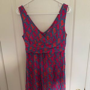 EUC Lilly Pulitzer Seahorse Sloane Maxi Dress